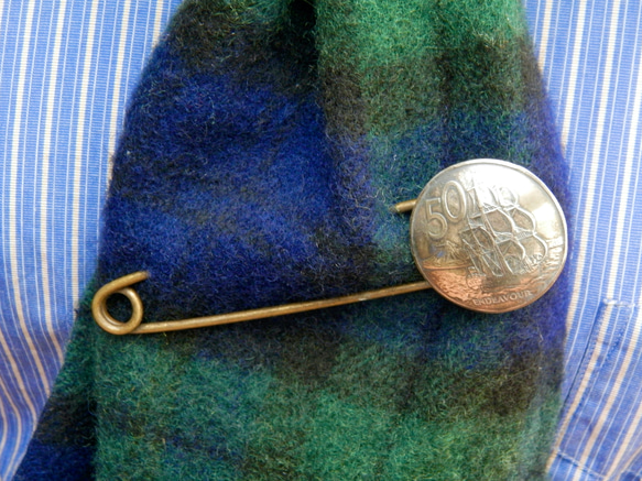 ＃B86  New Zealand Coin Brooch 7枚目の画像