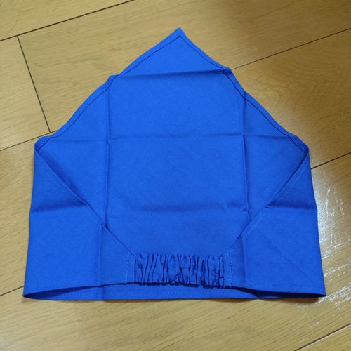 大人用三角巾 ゴム入り 青 無地 その他ファッション雑貨 ht-hana 通販