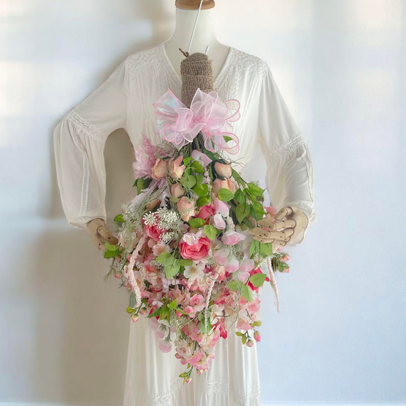 光触媒　フラワースワッグ　母の日　造花　アーティフィシャルフラワー　プレゼント 10枚目の画像