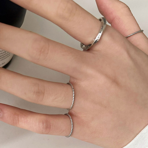 ヴィンテージ ツイストリング シルバー925 14K GF デュアルカラー ヴィンテージ ツイストリング シルバー925 14K GF デュアルカラー