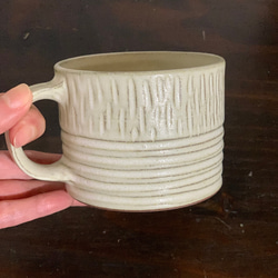 陶器　白マットのマグカップ 8枚目の画像