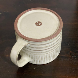 陶器　白マットのマグカップ 7枚目の画像