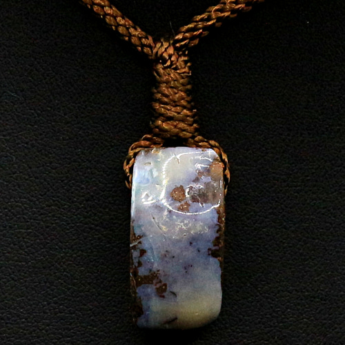 ボルダーオパール 穴あき タンブル ana_tumble188 ネックレス  