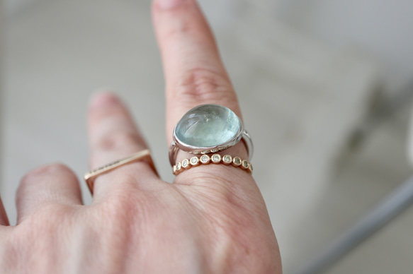 K10WG[人魚のaquamarine]ring 5枚目の画像