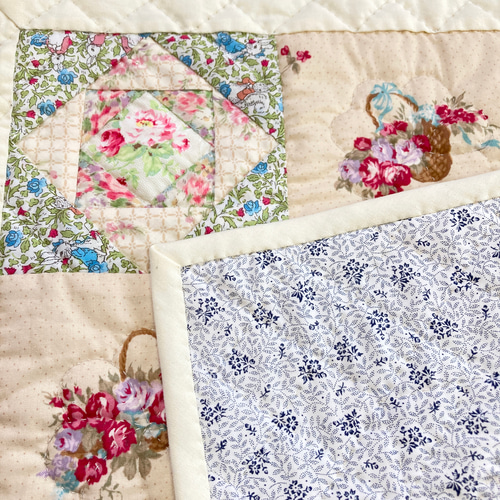 パッチワーク キルト ハンドメイド タペストリー 正方形 楽天市場】クロスパターンのタペストリー | キット パッチワーク