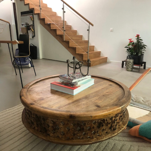 モロッコビンテージ調ローテーブル