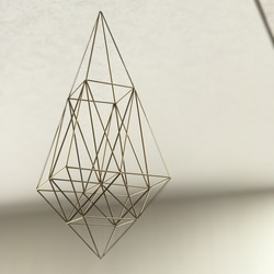 真鍮ヒンメリ　Shizuku-L-2mm ハンドメイド 1.4mm 真鍮ヒンメリ Shizuku 1.4 1020-540 モビール Freemaker 通販