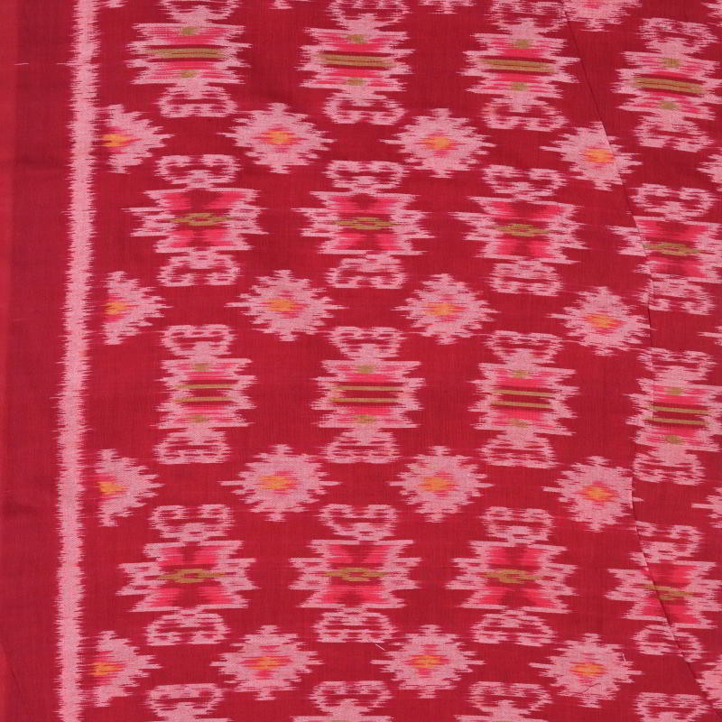 インドネシア　レンバタ島で手紡ぎ、天然染料で手織りされたビンテージイカット。