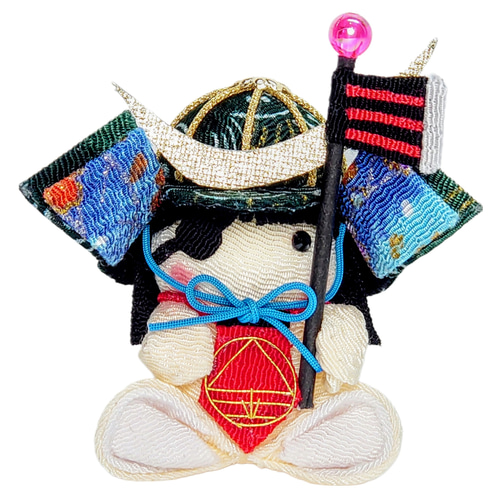 こどもの日】鯉のぼりのタペストリー、伊達政宗風の金太郎、刀、弓 