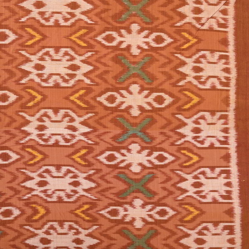 インドネシア　アロール島で手織りされた古いイカット。