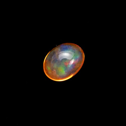 【燃え立つ遊色】ファイヤオパール 1.10ct 2枚目の画像