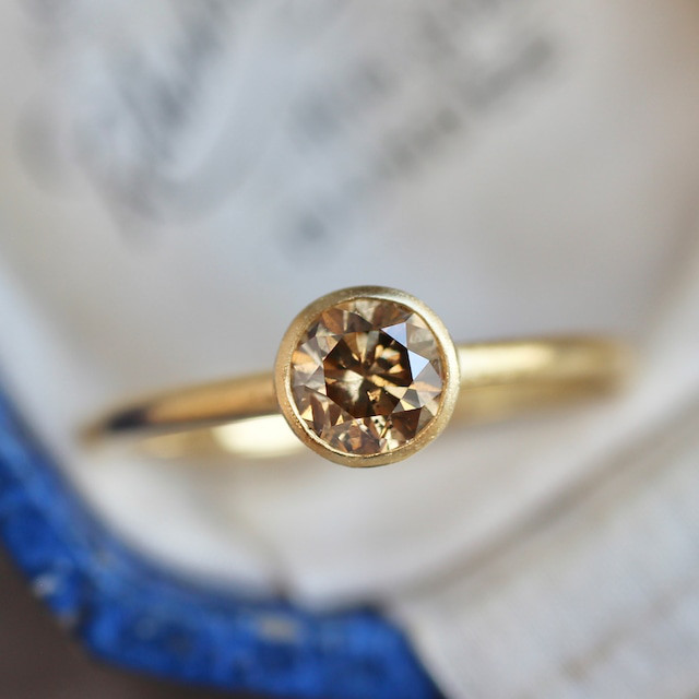 jewelry リング mei ブラウンダイヤ K18PG