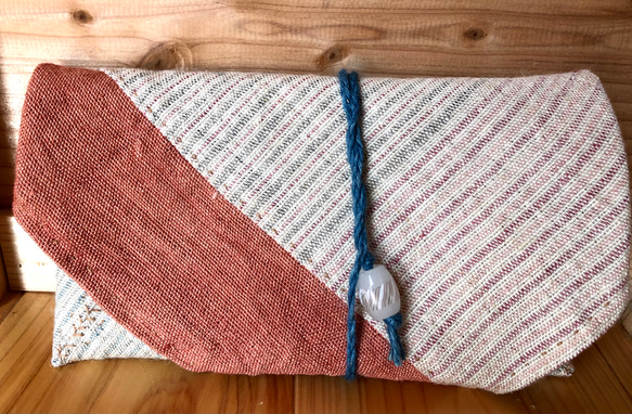 手織りヘンプ紐式財布P2-5 6枚目の画像