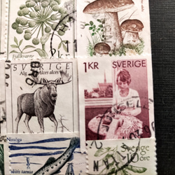 Vintageスウェーデン古切手セット 12枚【Sweden】DA-STE138 3枚目の画像