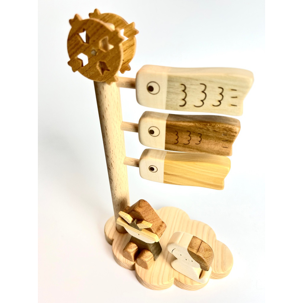 こどもの日　鯉のぼりの飾り　犬さん　端午の節句　コンパクトサイズ