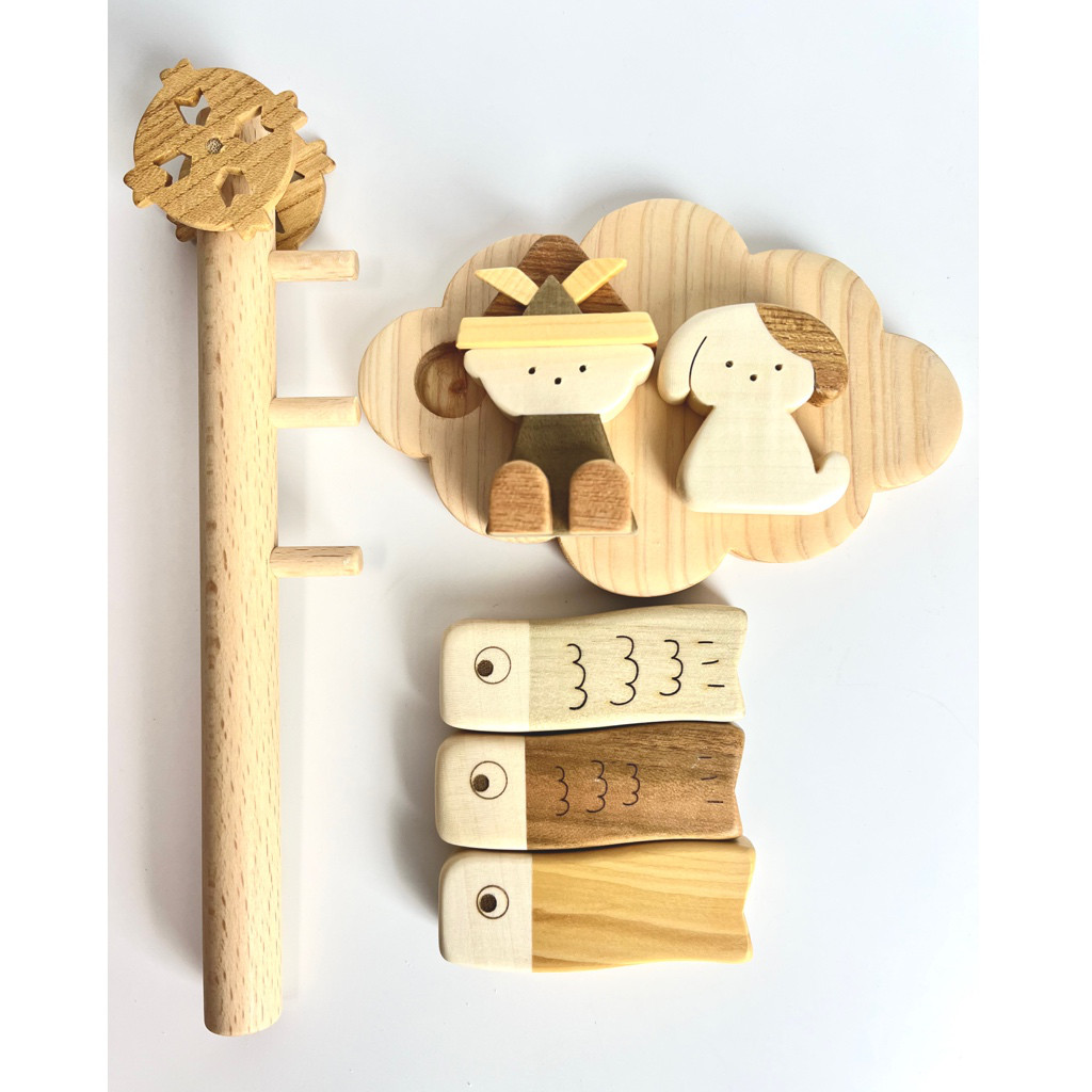 こどもの日　鯉のぼりの飾り　犬さん　端午の節句　コンパクトサイズ