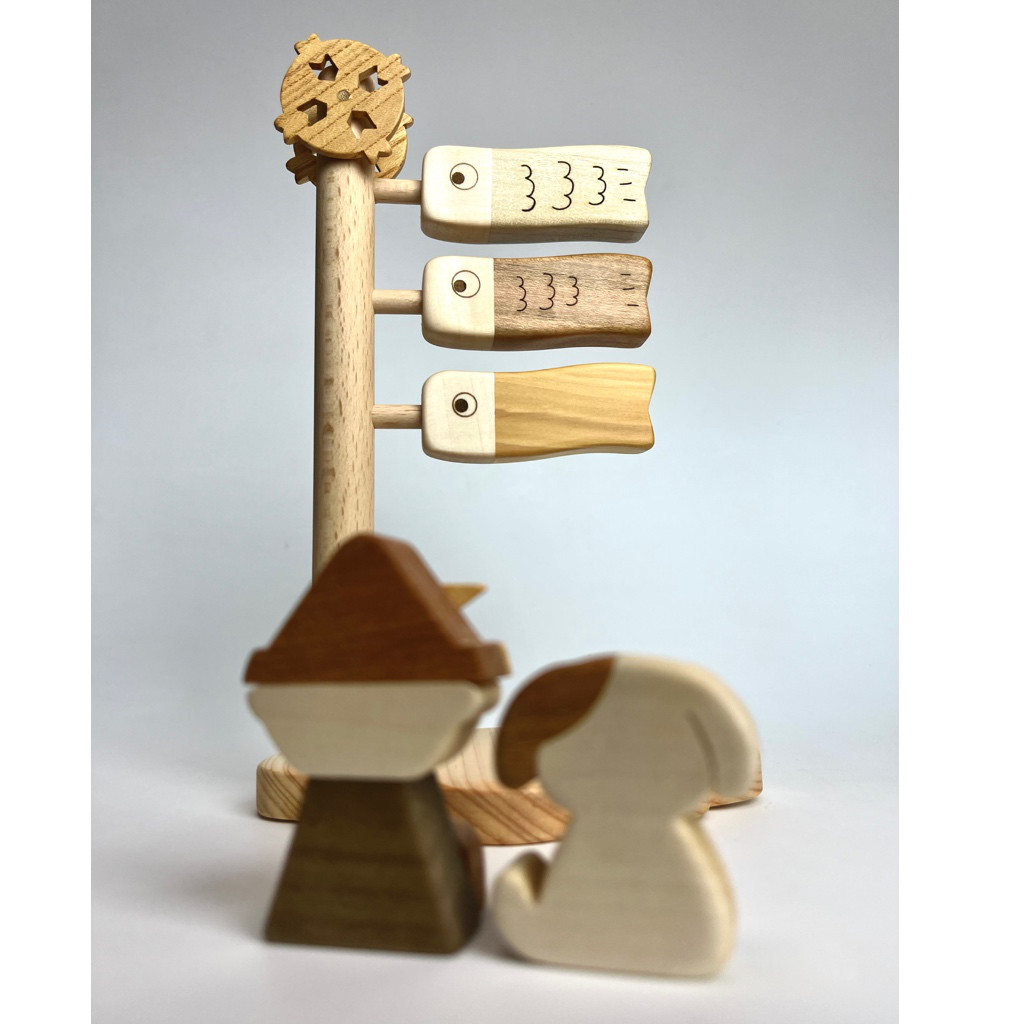 こどもの日　鯉のぼりの飾り　犬さん　端午の節句　コンパクトサイズ