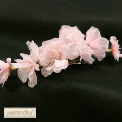 [お値下げ]桜のバレッタ 3枚目の画像