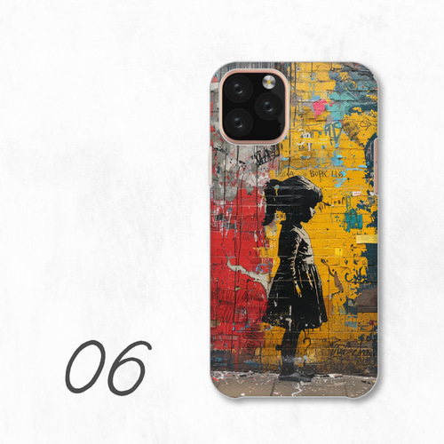 ストリートアート クール グラフィティ 全機種対応スマホケース 背面型