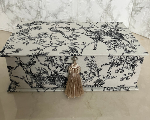 マスクボックス 小物入れLサイズ カルトナージュトワルドジュイ マスク