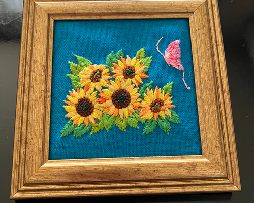 ブラウス　ハンドメイド　ひまわり　刺繍　専用 c73103347108505ea7da2367e48862