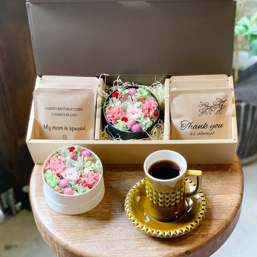 母の日限定［Coffee & Flower SET］母の日ドリップバッグ/ボックス