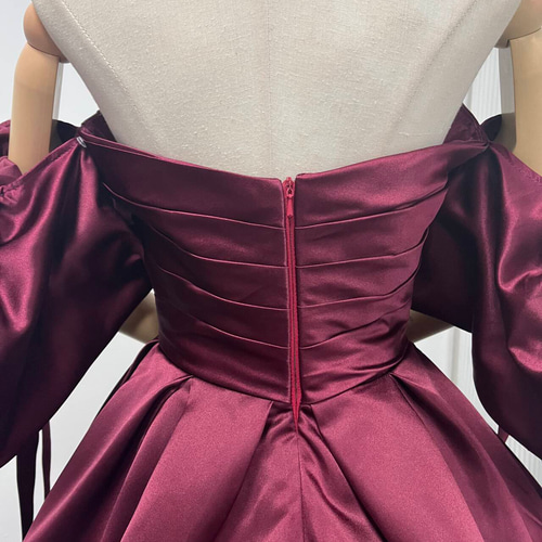 ヴィクトリアンヘッドドレス（ボルドー） ヴィクトリアンヘッドドレス