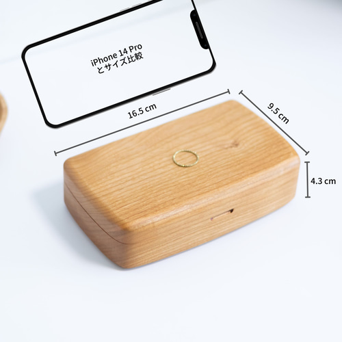 母の日プレゼントに】職人手作り 木製アクセサリーボックス｜優雅な