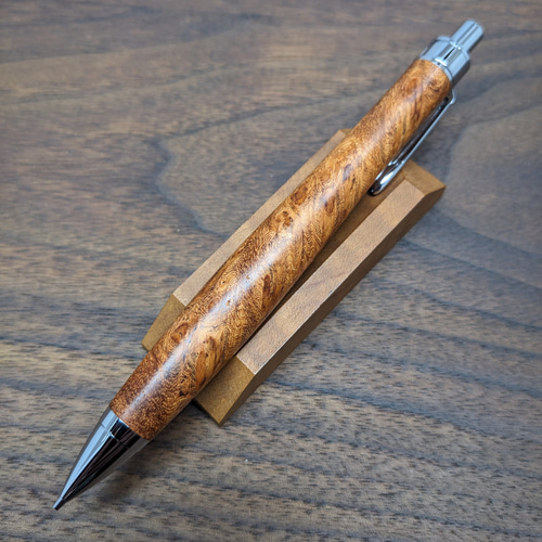 新作】花梨瘤杢 シャープペンシル No.494 ペン・筆記用具 工房 TAISHI