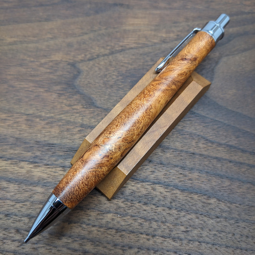 新作】花梨瘤杢 シャープペンシル No.494 ペン・筆記用具 工房 TAISHI