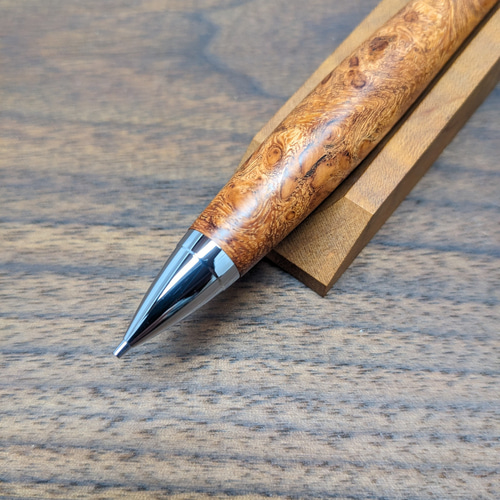 新作】花梨瘤杢 シャープペンシル No.494 ペン・筆記用具 工房 TAISHI