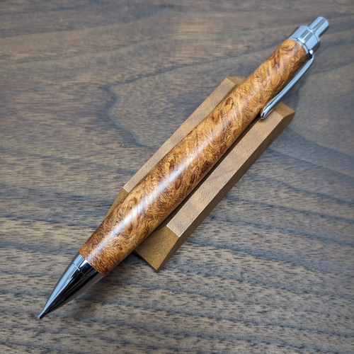 クラフトA本花梨瘤シャープペンシル￼ 花梨瘤杢 シャープペンシル No.162 ペン・筆記用具 工房 TAISHI 通販