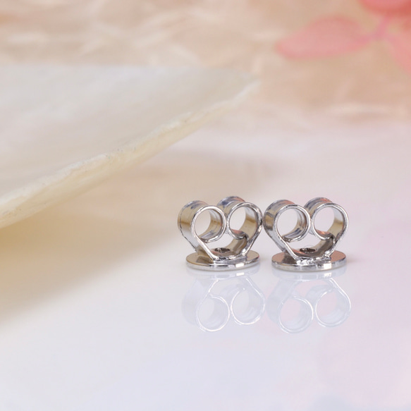 モアサナイト 4mm ピアス｜Dカラー VVS1 H&C｜一粒スタッド 5枚目の画像