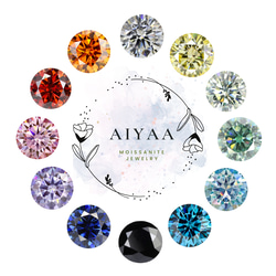 モアサナイト 4mm ピアス｜Dカラー VVS1 H&C｜一粒スタッド 9枚目の画像