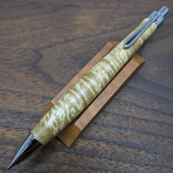 新作】マーブルウッド シャープペンシル No.497 ペン・筆記用具 工房