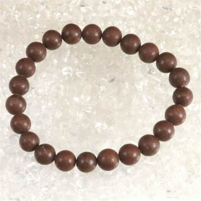 H&E社 セドナライト セドナストーン 8mm玉ブレスレット 証明書付 15.2g　 【36682】