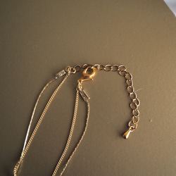 《ライス型》淡水パール 2連 ネックレス ゴールド 4枚目の画像