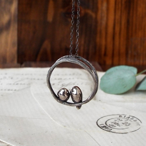 枝と鳥 ペア ネックレス・ペンダント Namikata 通販 1747897