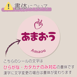 ご希望の文字印字可　さくらももいちご　シール（2012）　30ミリ 240枚 3枚目の画像