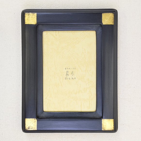 [Atelier Yamashima獨家頁面] 明信片大小的畫框，在實木上用天然材料繪製 第1張的照片
