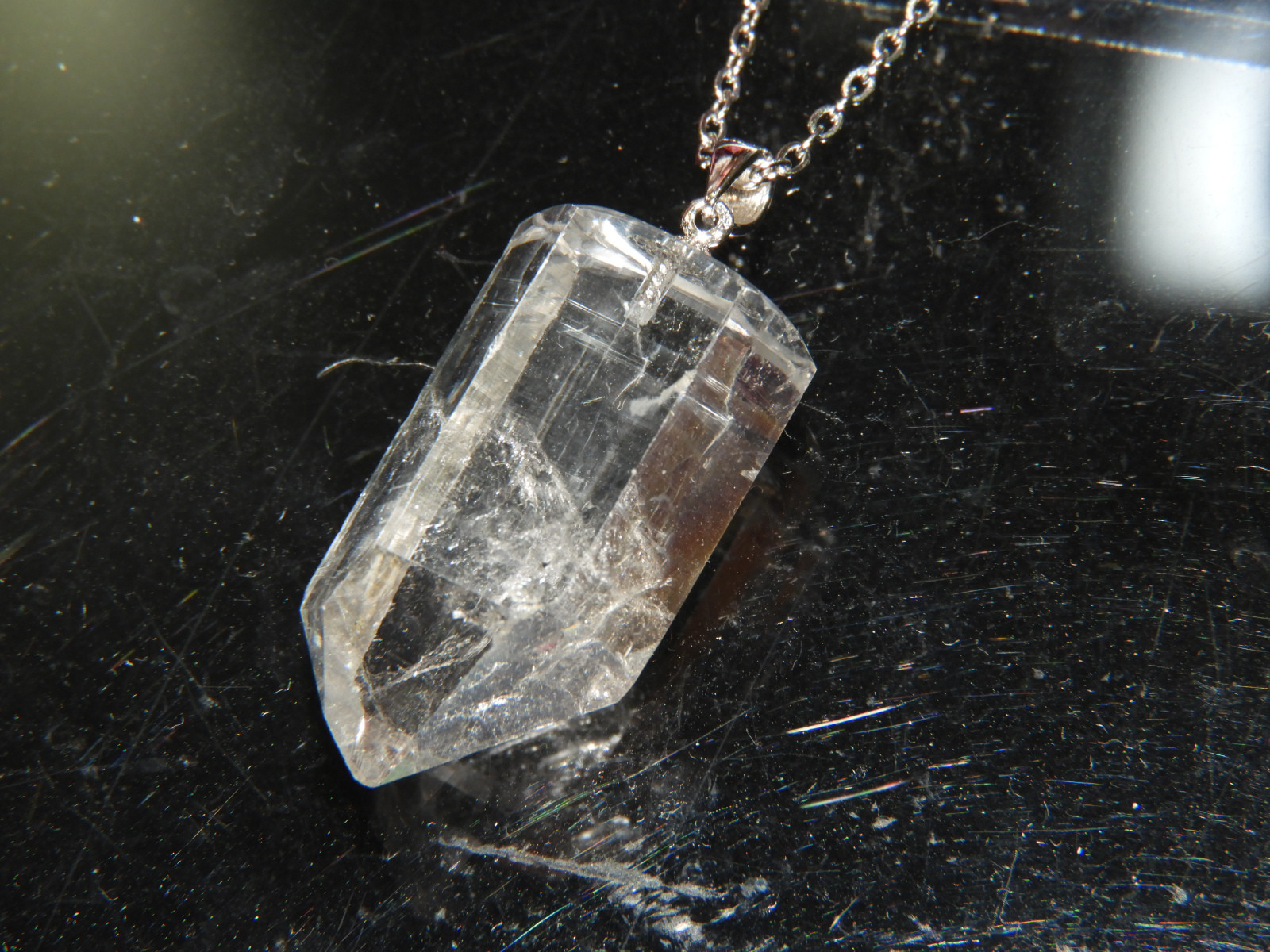 値下！まだ誰も触っていない！最高級インドマニハールのヒマラヤ水晶原石ペンダント！メイドインジャパン！天然石ヒマラヤ６６