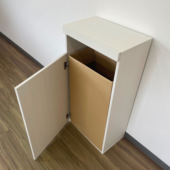 おしゃれゴミ箱 木目調 大容量70L グレイエルムシリーズ  木製 オフィス リビング キッチン ダストボックス ごみば 7枚目の画像
