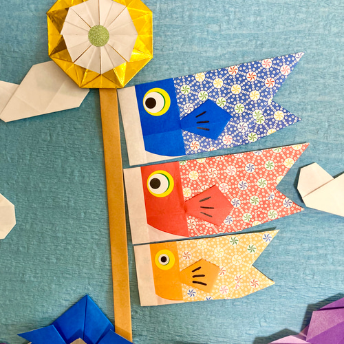 折り紙 こどもの日 こいのぼり 壁面飾り その他素材 miko origami 通販