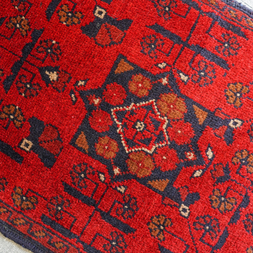 117×50cm【アフガニスタン手織り絨毯 カールモハメディ 117×50cm【アフガニスタン手織り絨毯 カールモハメディ