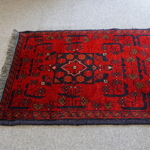 117×50cm【アフガニスタン手織り絨毯 カールモハメディ 117×50cm【アフガニスタン手織り絨毯 カールモハメディ