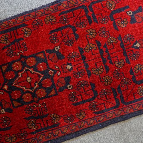 117×50cm【アフガニスタン手織り絨毯 カールモハメディ 117×50cm【アフガニスタン手織り絨毯 カールモハメディ