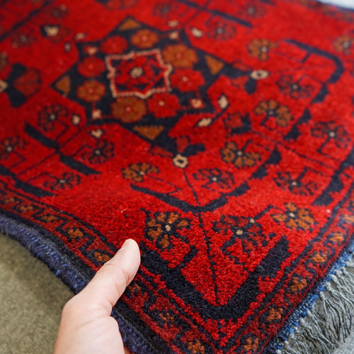 117×50cm【アフガニスタン手織り絨毯 カールモハメディ 117×50cm【アフガニスタン手織り絨毯 カールモハメディ
