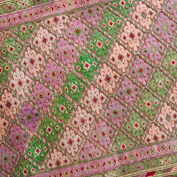 92×65cm【アフガニスタン の マシュワニ手織り キリム 手織り絨毯】 7枚目の画像