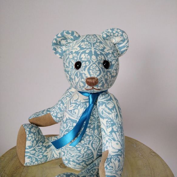 いちご泥棒 ウイリアムモリス テディベア ぬいぐるみ kukuma 通販