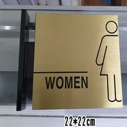 看板(トイレ案内用) トイレマーク サインプレート トイレ案内 トイレ標識 お手洗